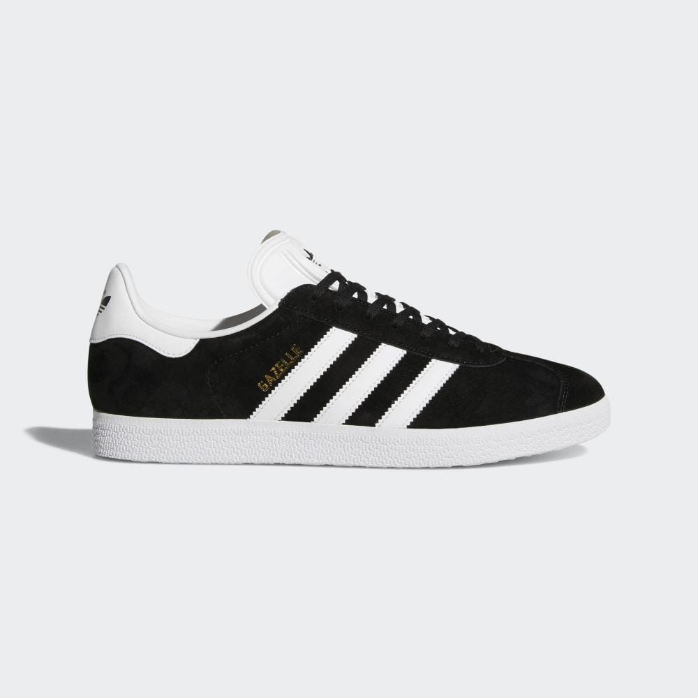 Originals Adidas Gazelle Barbati Romania - Negrii/Albi/Aurii Metal BB5476